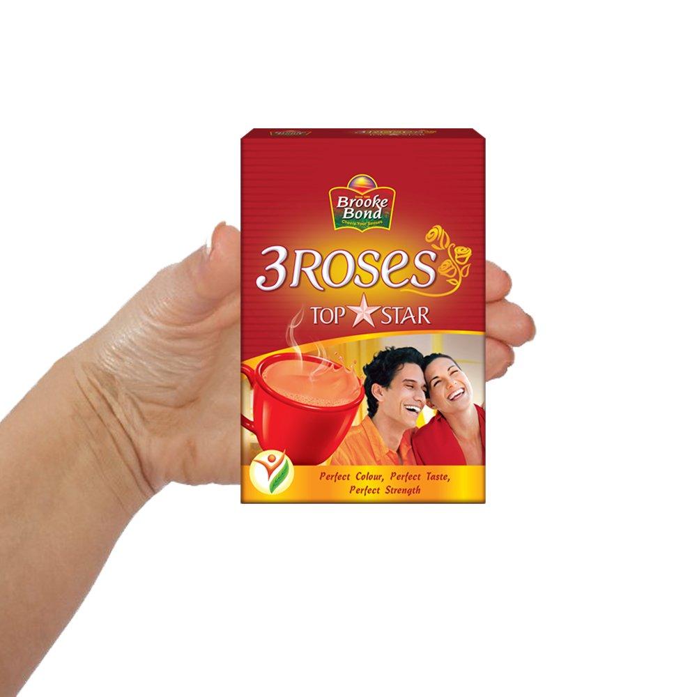 Brooke Bond 3 Roses Brooke Bond 3 Roses Dust Tea, Top Star, 250g
