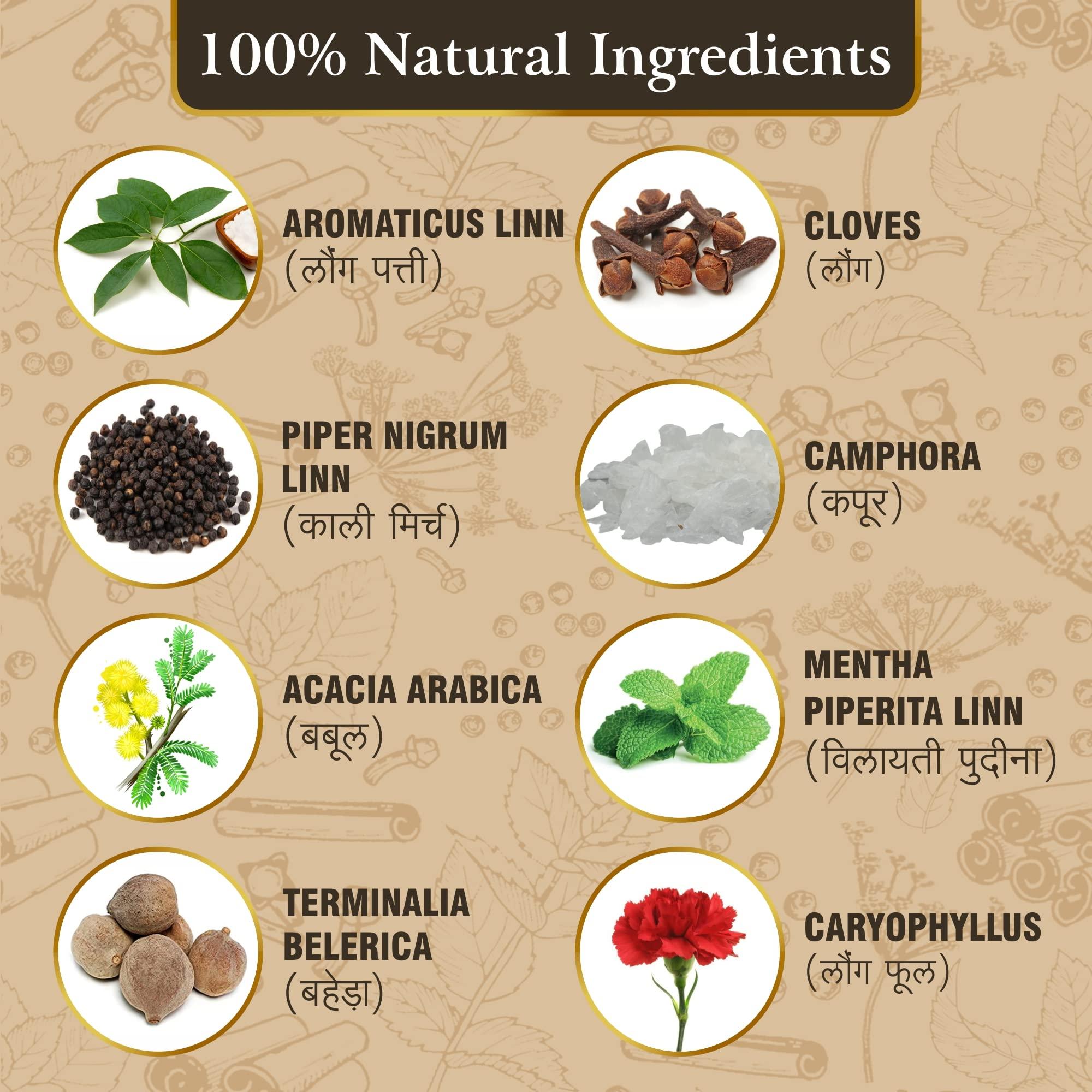 Vithoba Vithoba Ayurvedic Dant Manjan | Ayurvedic Tooth Powder | Herbal Tooth Whitner For Oral Health With Natural Herbs | Dant Manjan For White Strong Teeth & Refreshing Breath | 40g + 80g |