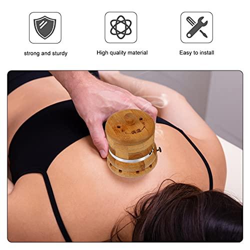 Artibetter ARTIBETTER Bamboo Moxibustion Box Moxa Burner Moxibustion Pot Healing Box Moxibustion Can Body Massager Moxibustion Instrument Menstrual Cramps Pain Relief