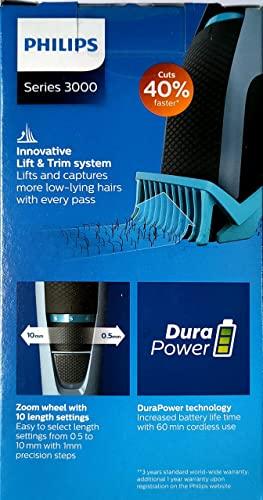 PHILIPS Philips BT3102/15 Cordless Beard Trimmer for Men (Black and Grey)