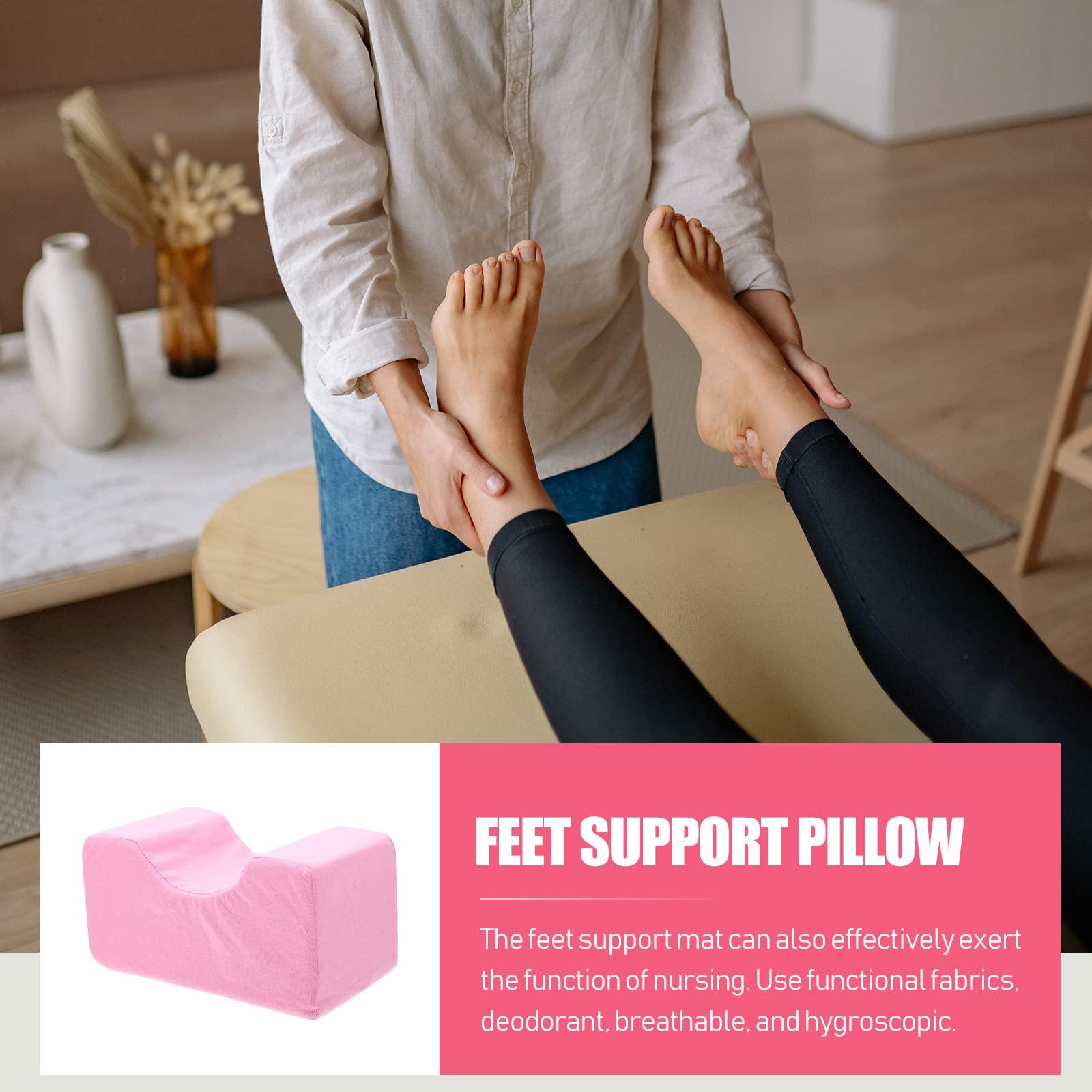 FOMIYES FOMIYES Raised Foot Sponge Pillow Feet Support Cushion Hospital Ankle Support (Pink)