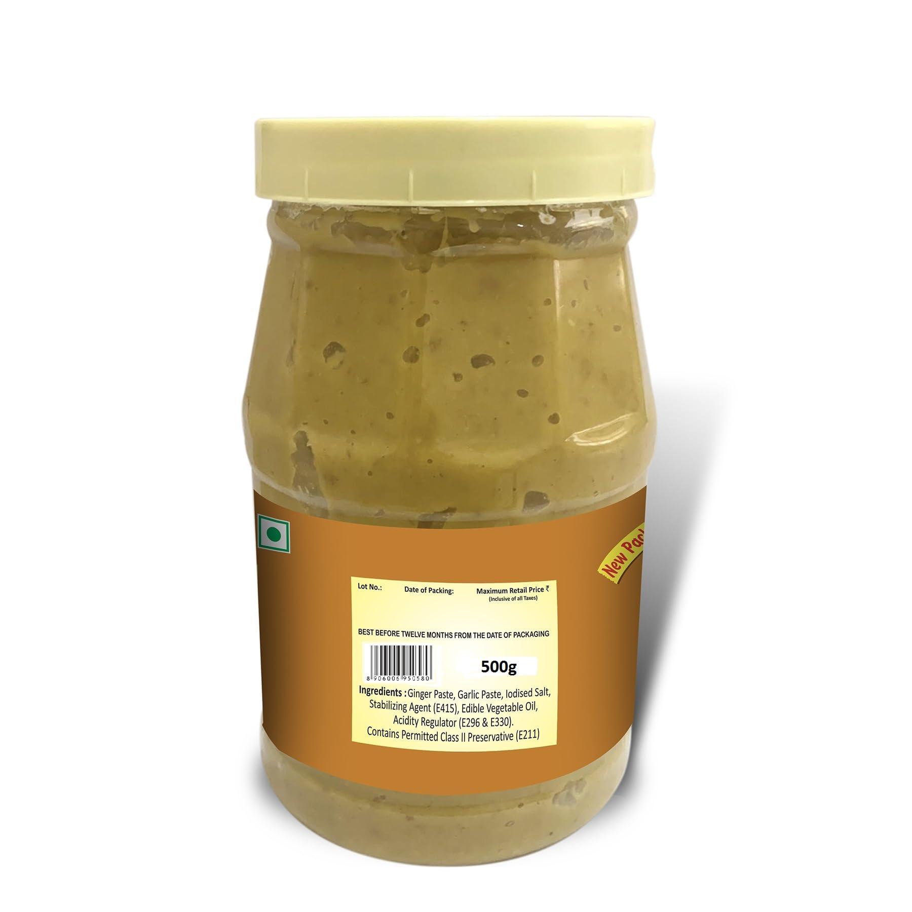 Surya Surya 500gm Ginger Garlic Paste |Adrak Lahsun Paste |Cooking Paste |Ready to use