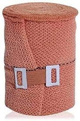 SHOP & SHOPPEE Shop & Shoppee Cotton Roll Crepe Bandage With Fast Edges - For Wrist, Arm, Shoulder, Ankle, Calf Pain (10cm X 1.4mtr) Crepe Bandage (10 cm)