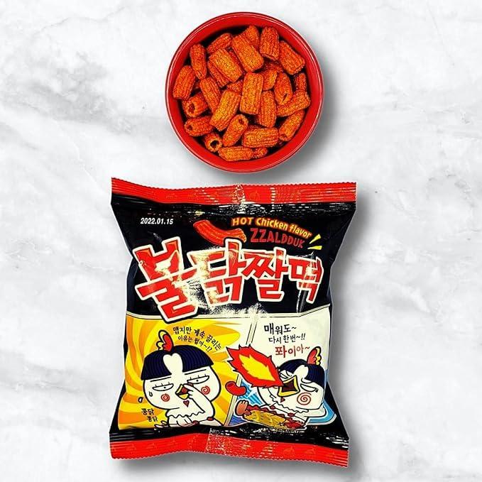 SAMYANG Samyang- Hot Chicken Flavor Rice Cake - Buldak Zzaldduk (2x Spicy) - Rice cake Snacks