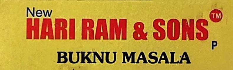 New Hari Ram & Sons Hari Ram & Sons Buknu Masala Powder | Hazmi Masala | Bhuknu Masala Powder | Kanpur Speciality | 50 Gms Pack Of 1 | Buknu Powder Kanpur, Used As A Seasoning, Aids Disgestion, Vegetable Masala