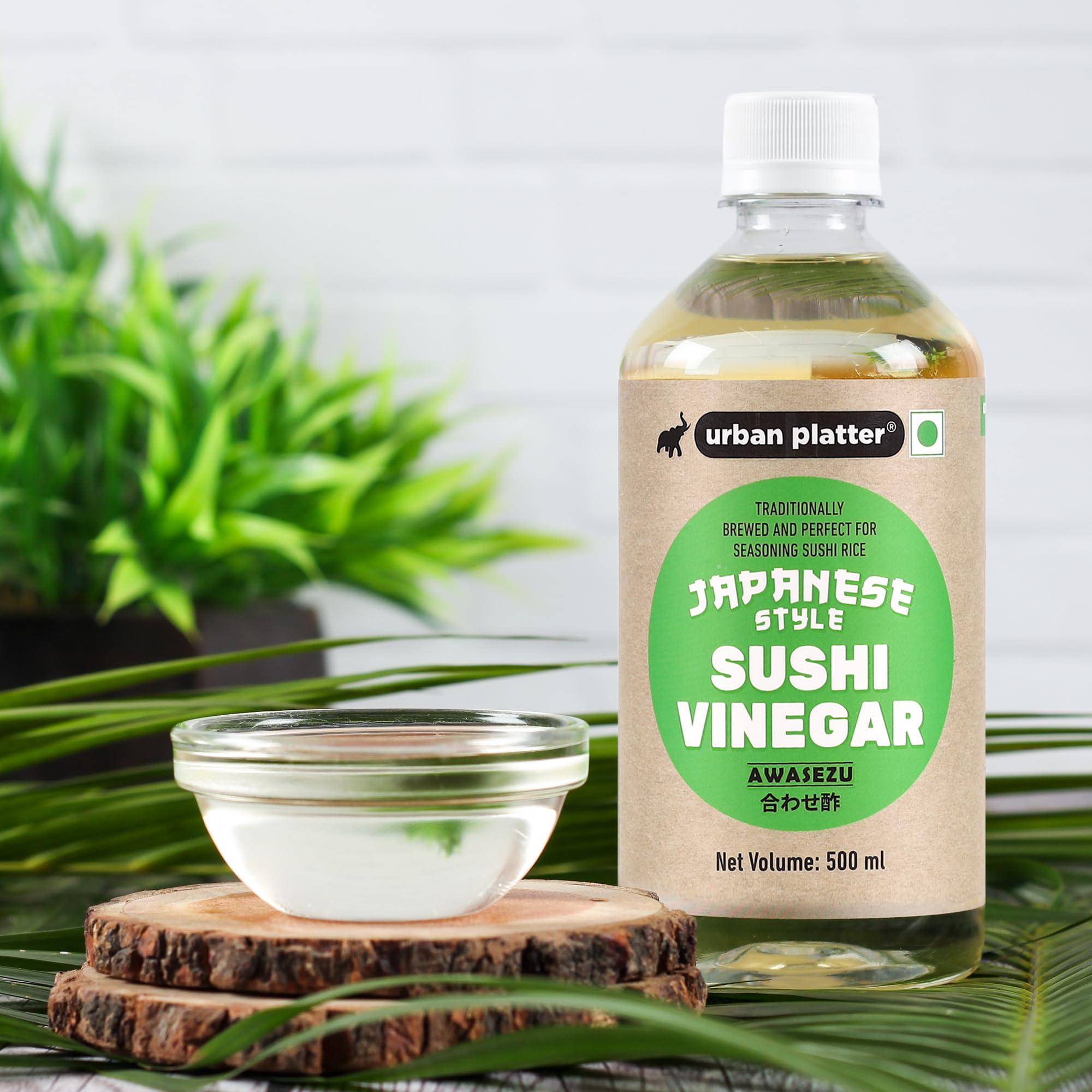 urban platter Urban Platter Japanese Rice Vinegar (Awasezu), 500ml [All Natural Vinegar Traditionally Made and Seasoned] - Perfect for Seasoning Sushi Rice