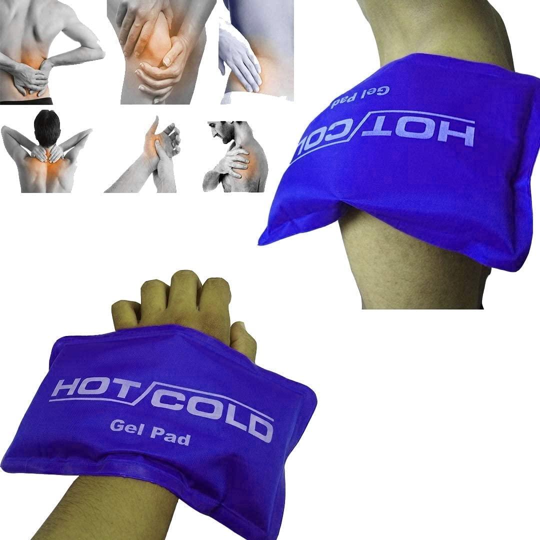 DEBIRE DEBRIE Reusable Hot & cold Gel Pack & Microwaveable Pad Pain Relief Therapy (Dark Blue,Pack of 1)
