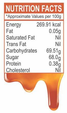 Manama Manama Butterscotch Crush | Topping for Ice Creams, Cakes, Pastries and Shakes, 500ML Bottle
