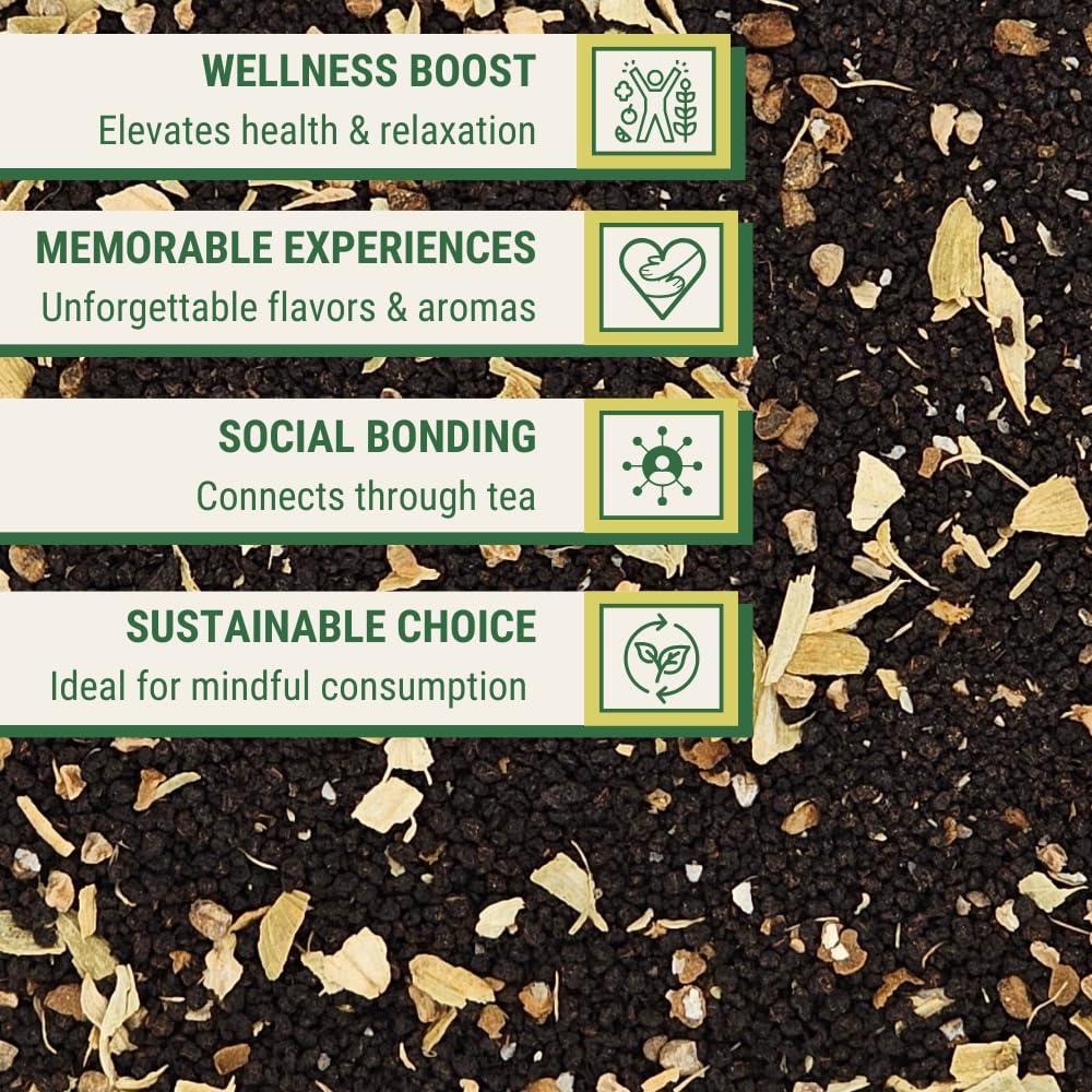 TEA AND TWIGS Tea and Twigs Cardamom Tea - 200 gm | Elaichi Tea | Premium Indian Chai with CTC Black Tea And Real Cardamom | Assam & Dooars