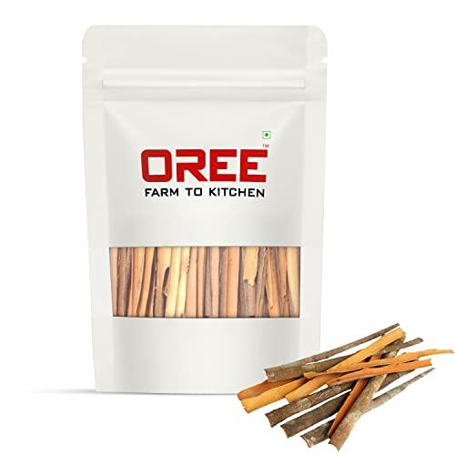 OREE OREE Cinnamon | Split Cassia | Cinnamon Quills | Whole Kalmi | Dalchini Stick Pack of 2 (200 Grams+200 Grams)