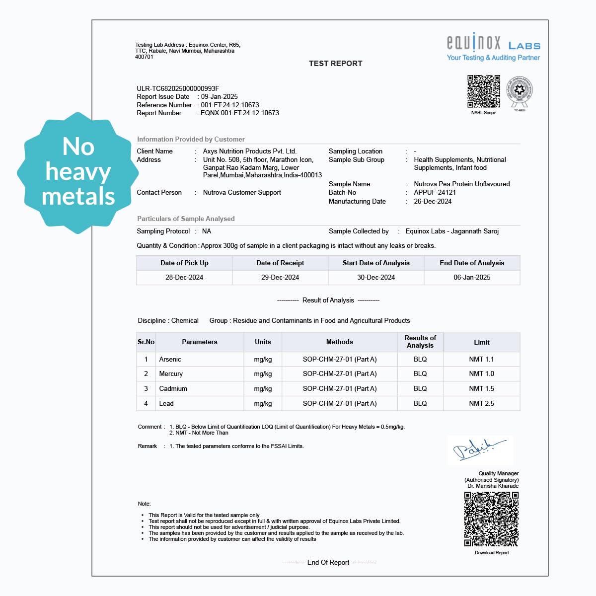 NUTROVA NUTROVA Pea Protein Powder, Vegan Protein Isolate 1 Kg | No Added Sugar, Artificial Sweeteners or Flavours | Vegan & Gluten-free | 80% protein content, 8g protein every 10g scoop