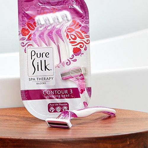 Pure Silk Pure Silk Premium Disposable Three Razor, 4 Count