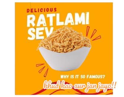 RATLAMI NAMKEEN BHANDAR RATLAMI NAMKEEN BHANDAR Ratlami Sev(500 GM)