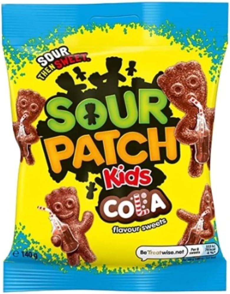 Sour Patch Kids Cola Sour Patch Kids Cola Flavors Gummy Sweets 140gm