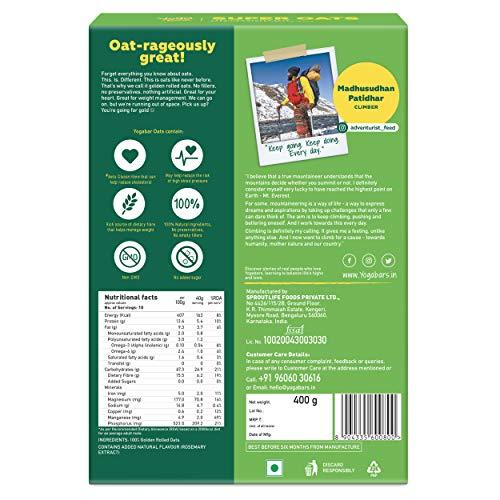 Yogabar Yogabar Breakfast Oats and Muesli | Fruits and Nuts Muesli | Super Oats Premium Golden 100% Rolled Oats Combo Pack - 800gm