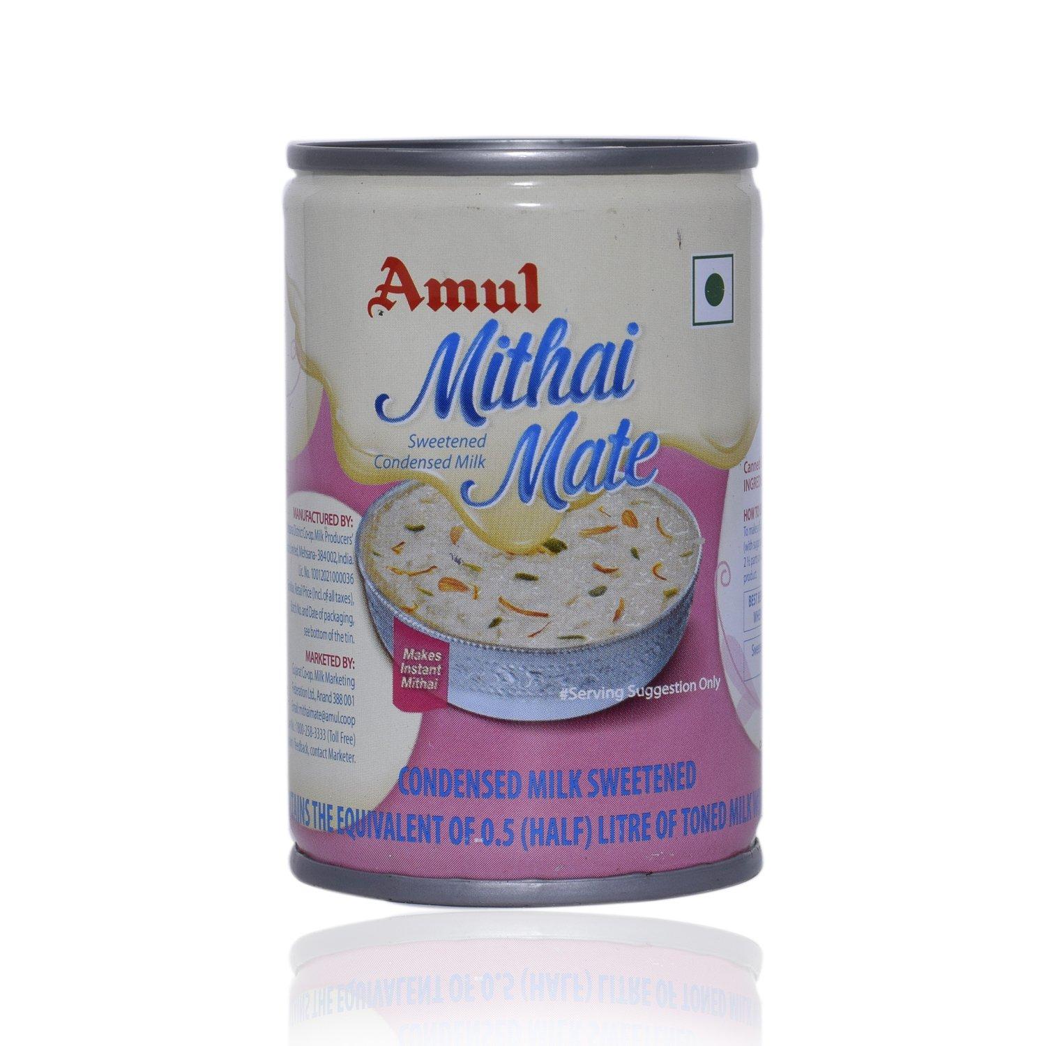Amul Amul Mithai Mate - Sweetened Condensed Milk, 200G Tin, Powder