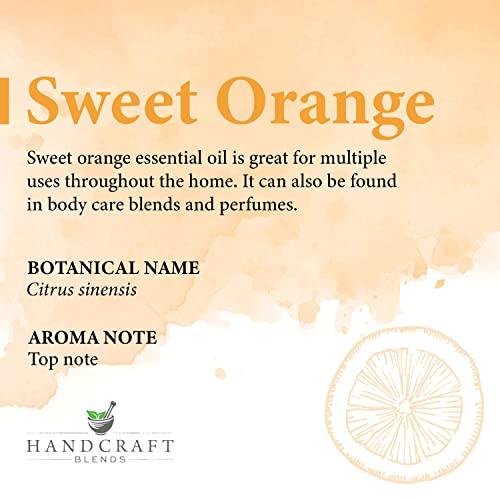 Handcraft Blends Handcraft Blends Sweet Orange Essential Oil - 100% Pure and Natural - Premium Therapeutic Grade with Premium Glass Dropper (30 ml)