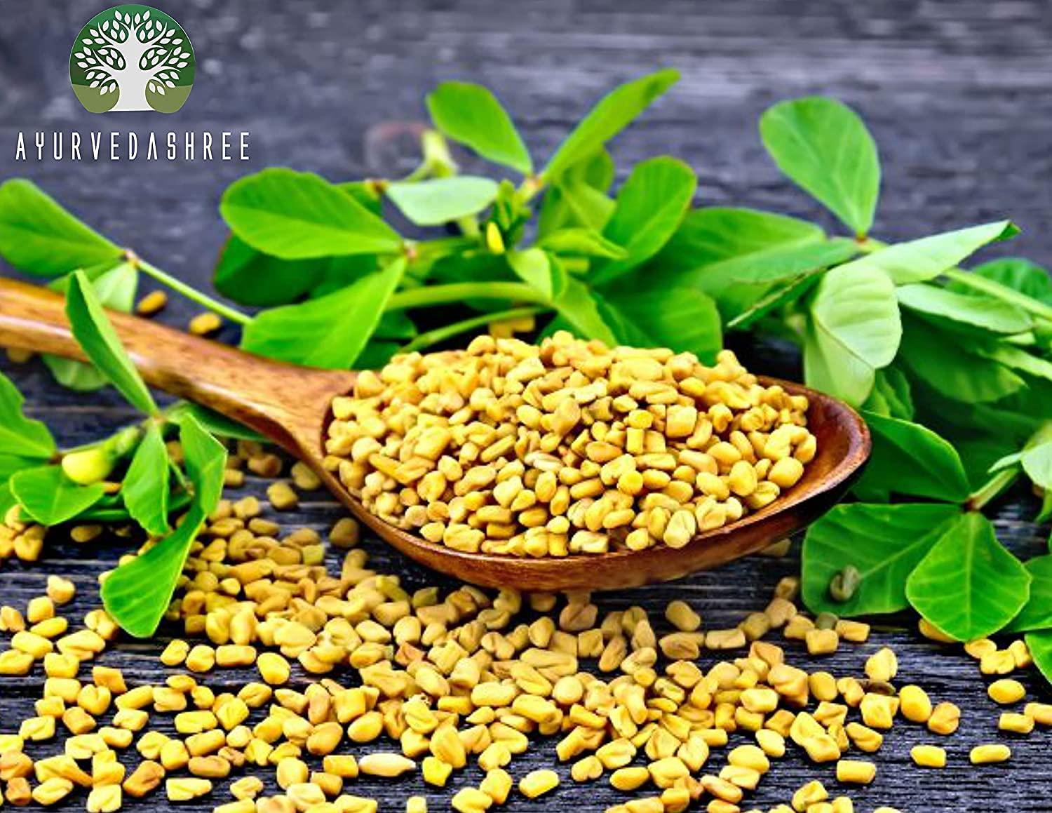 AYURVEDASHREE AYURVEDASHREE Fenugreek Seeds Powder 100 Gm I Trigonella foenum-graecum Sd. | Methi Powder | Spice Indian Cuisine | Hair Care | Improves Digestion