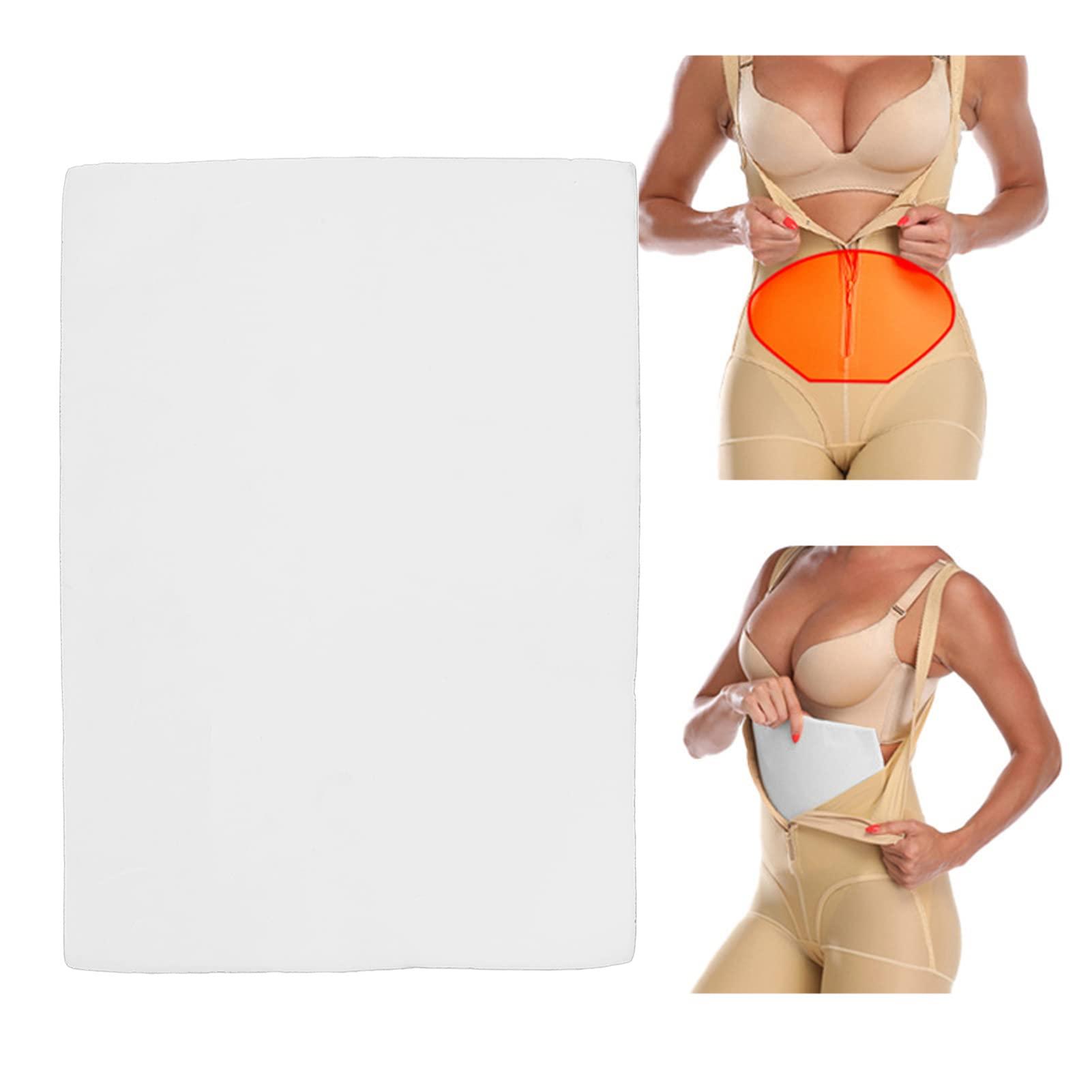 YUYTE Lipo Foam Pads for Post Surgery Ab Board After Liposuction Surgery Flattening Tummy Tuck Abdominal Compression Garments Lipo Foam Sheets 11\"x 7.9\" x 0.4\"