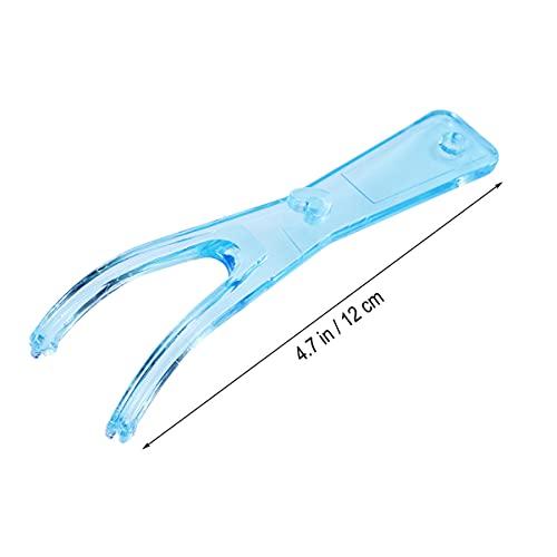HEALLILY HEALLILY 1pc Dental Floss Holder Y Shape Replacement Floss Mate Handle Flat Wire Dental Floss Replacement Rack for Oral Clean