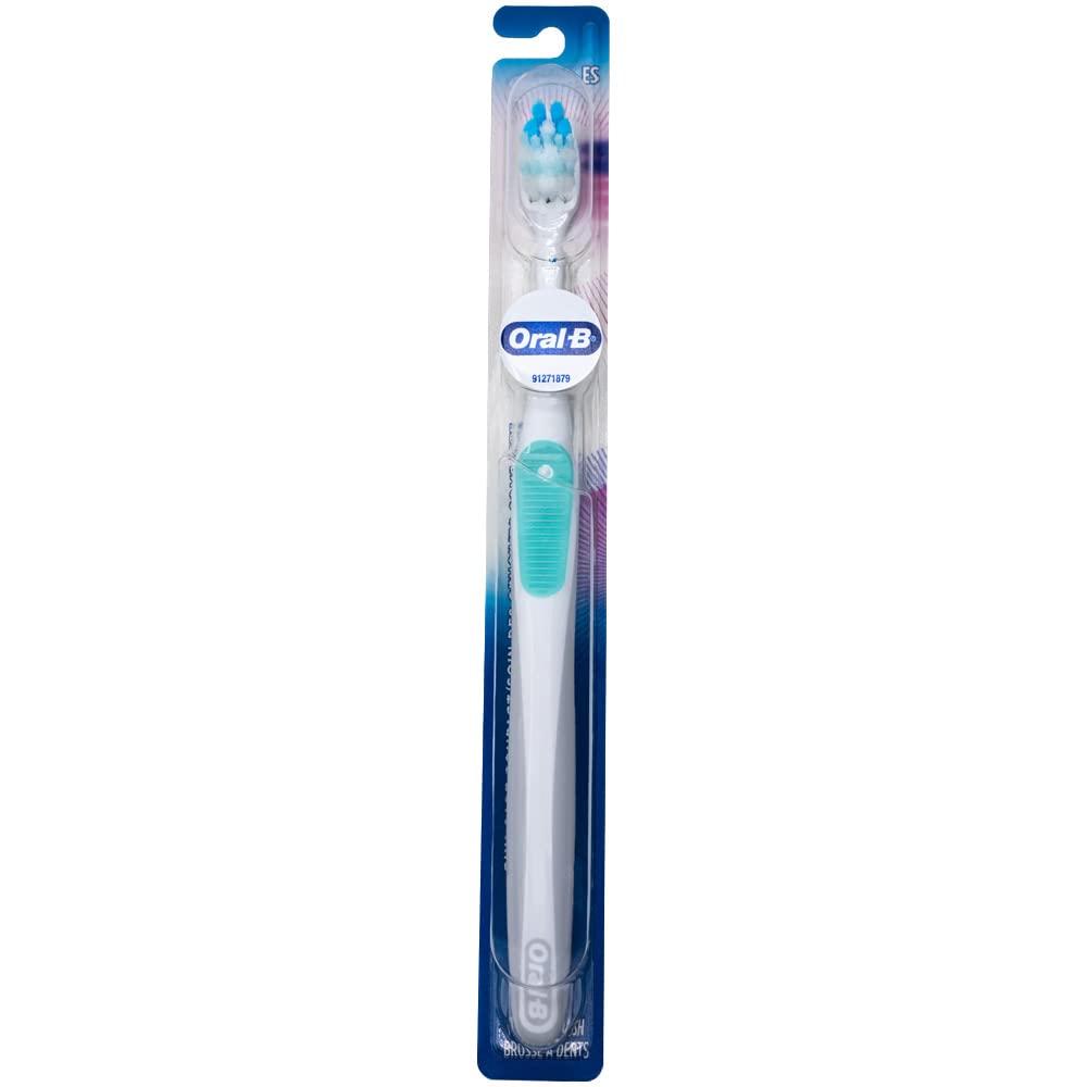 Oral-B Oral-B Adult Gum Care Extra Soft Manual Toothbrush For Sensitive Teeth And Gums, Compact Small Head,(Colors Vary)-Pack Of 4,Multicolour