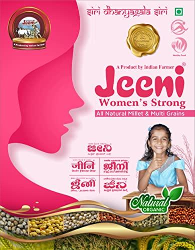 JEENI JEENI WOMENS STRONG Mix millet multi grains All Natural Multigrain Organic and Natural Product for WOMEN 1KG WOMENS STRONG