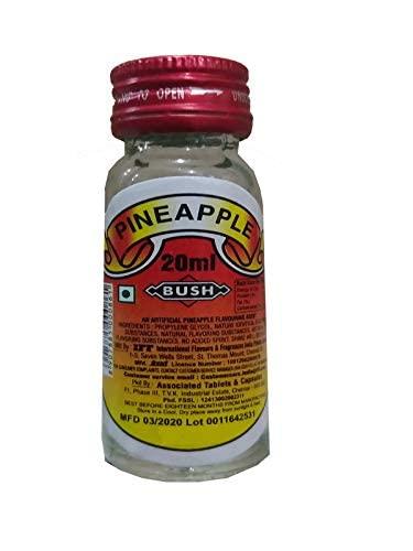 Nithi Foods Nithi Foods, Bush, Pineapple Essence, Nature Identical Pineapple Flavouring Agent - 20 ml x 10