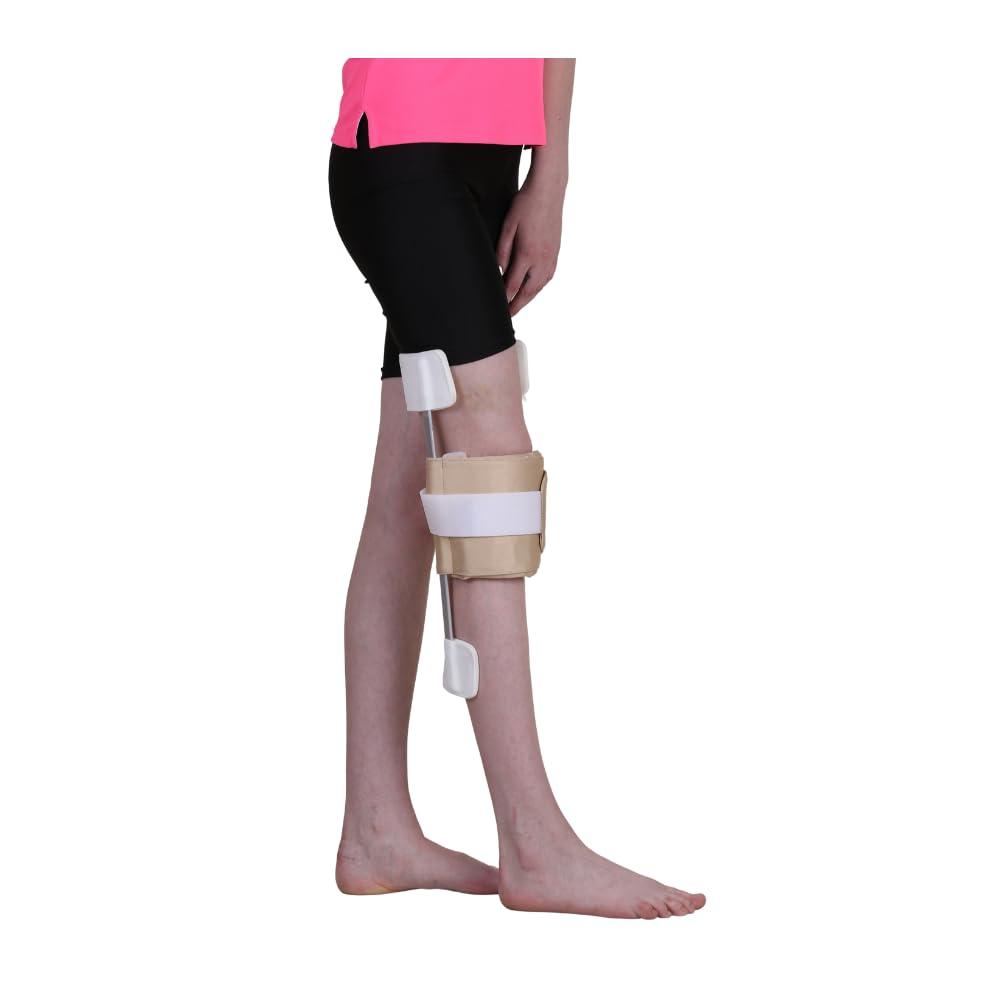 Salo Orthotics Salo Orthotics Push Knee Brace for Knee Extension - for Men & Women (SIZE - MEDIUM | LENGTH FROM MID THIGH TO MID CALF -13\")