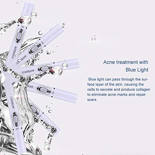 Shoppy shop Shoppy Shop Acne Laser Pen Portable Wrinkle Removal Machine Durable Soft Scar Remover Blue Light Therapy Pen Massage spider vein Eraser