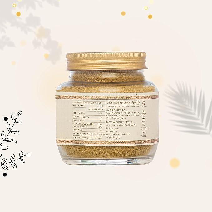 Tea Tops India Tea Tops India Chai Masala | Traditional Indian Tea Spice Mix I Handcrafted Luxury Range I Artisanal Spice Blend I Finest hand-picked spices I125 grams