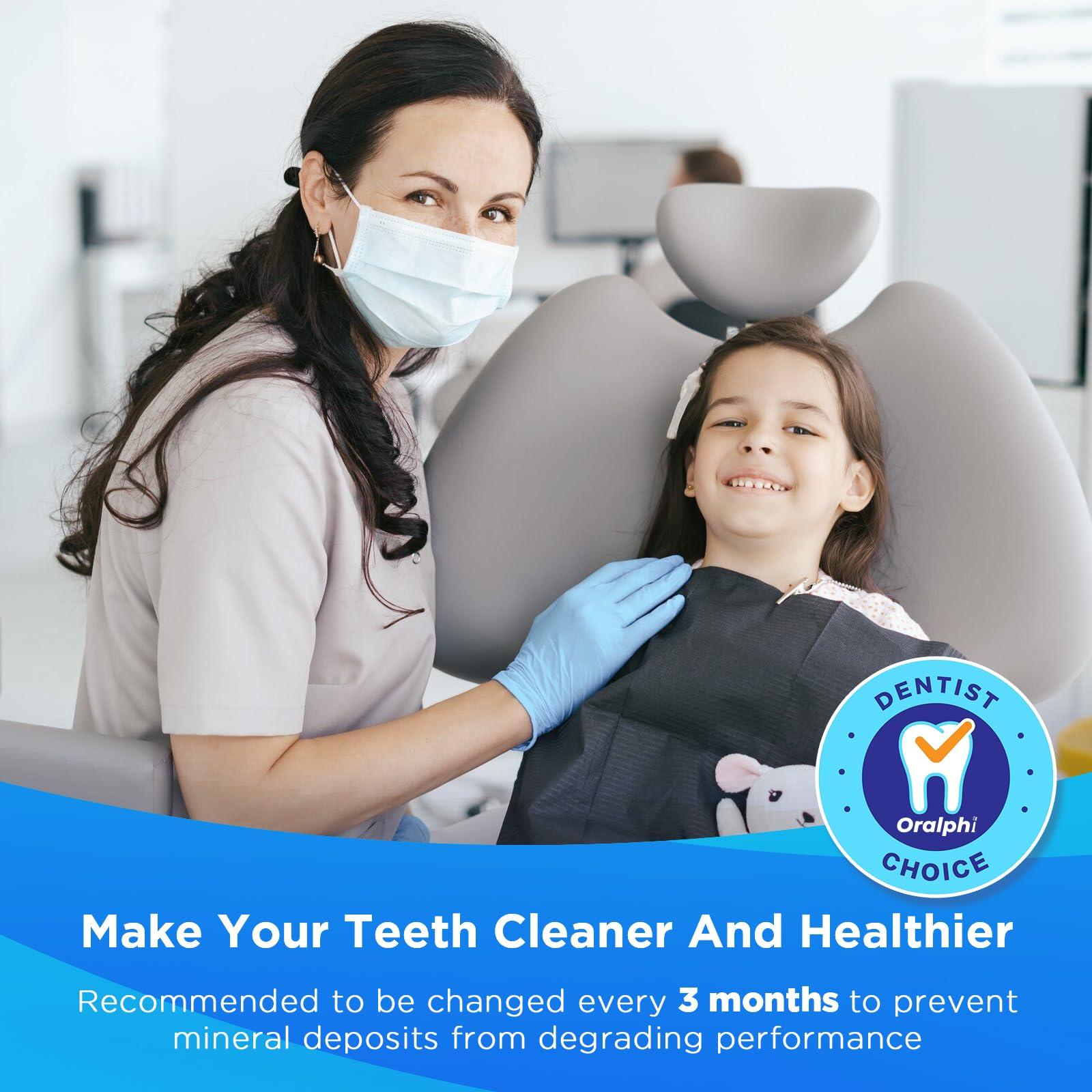 Oralphi Oralphi Water Flosser Replacement Tips for Waterpik Water Flosser (Storage Case & 6 High-Pressure Classic Jet Tips Combo)