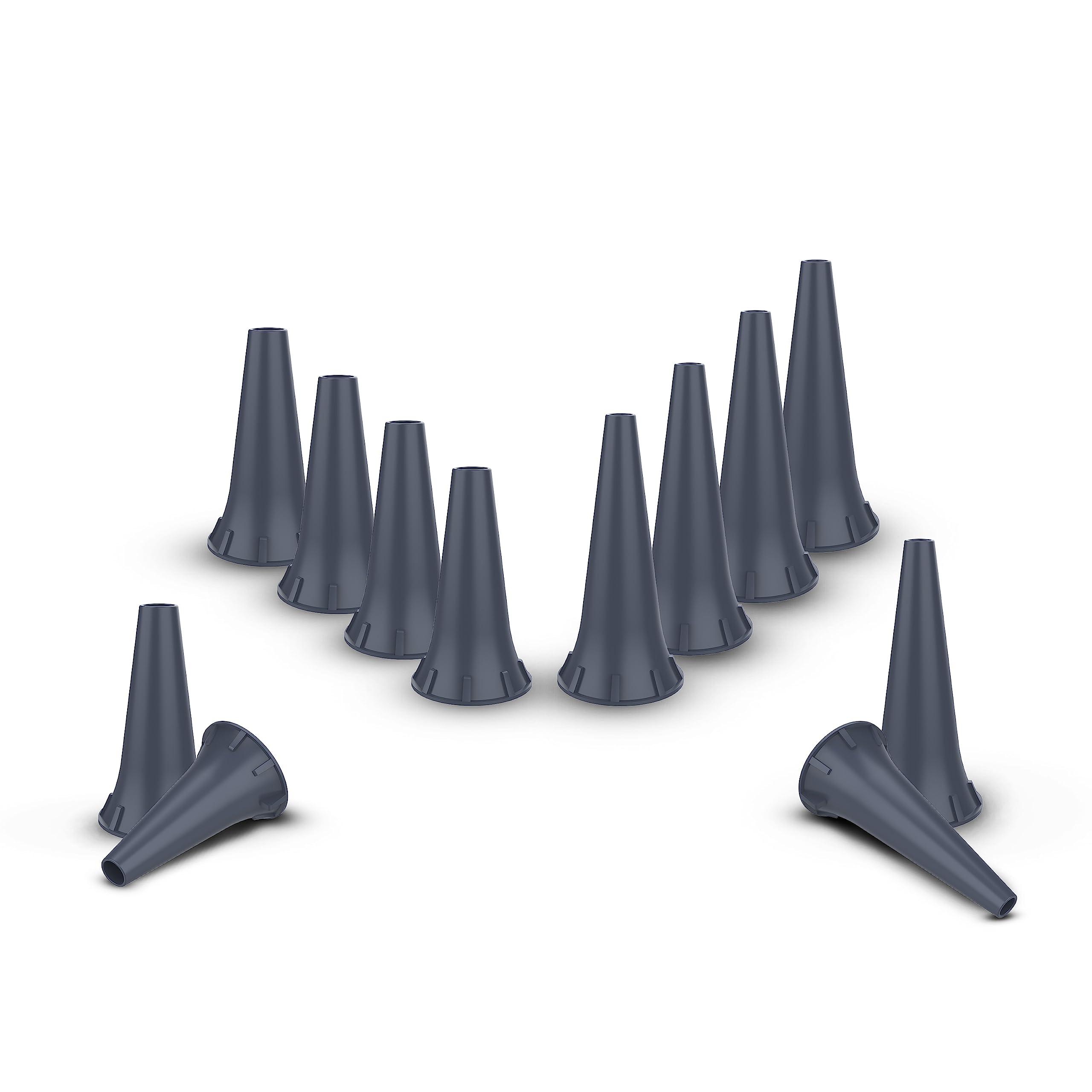 OTICA 2.5 mm And 4 mm Disposable Otoscope Tips For K.A.W.E, Ries-Ter And H.E.I.N.E Compatible Otoscopes Ear Specula 06-06 Units Total 12 Tips (12)