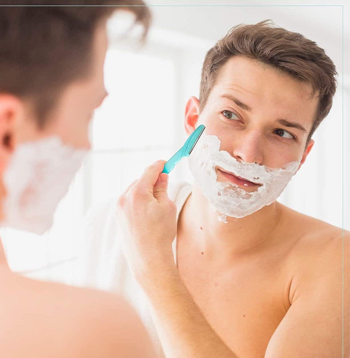 Tifurko Tifurko Face Razor Eyebrow Razor Facial Razor Painless Hair Remover Small Hair Trimmer Multipurpose Shaver Fine Hair Cutter Sharp Edge Razor Skin Friendly for Men & Women(pack of 3)