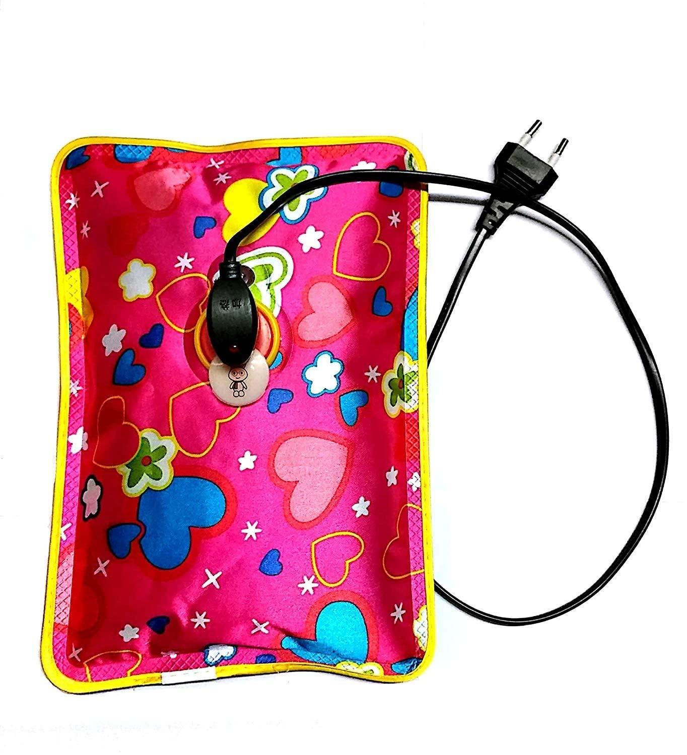Kalu Baba Enterprises Hot Water Bottle Bag | Heating Bag Hot Water | Bags for Pain Relief | Heating Bag Electric | Heating Pad-Heat Pouch | Electric Hot Water Bag | Multi Colour (Pack of 5) (Pack of 5)