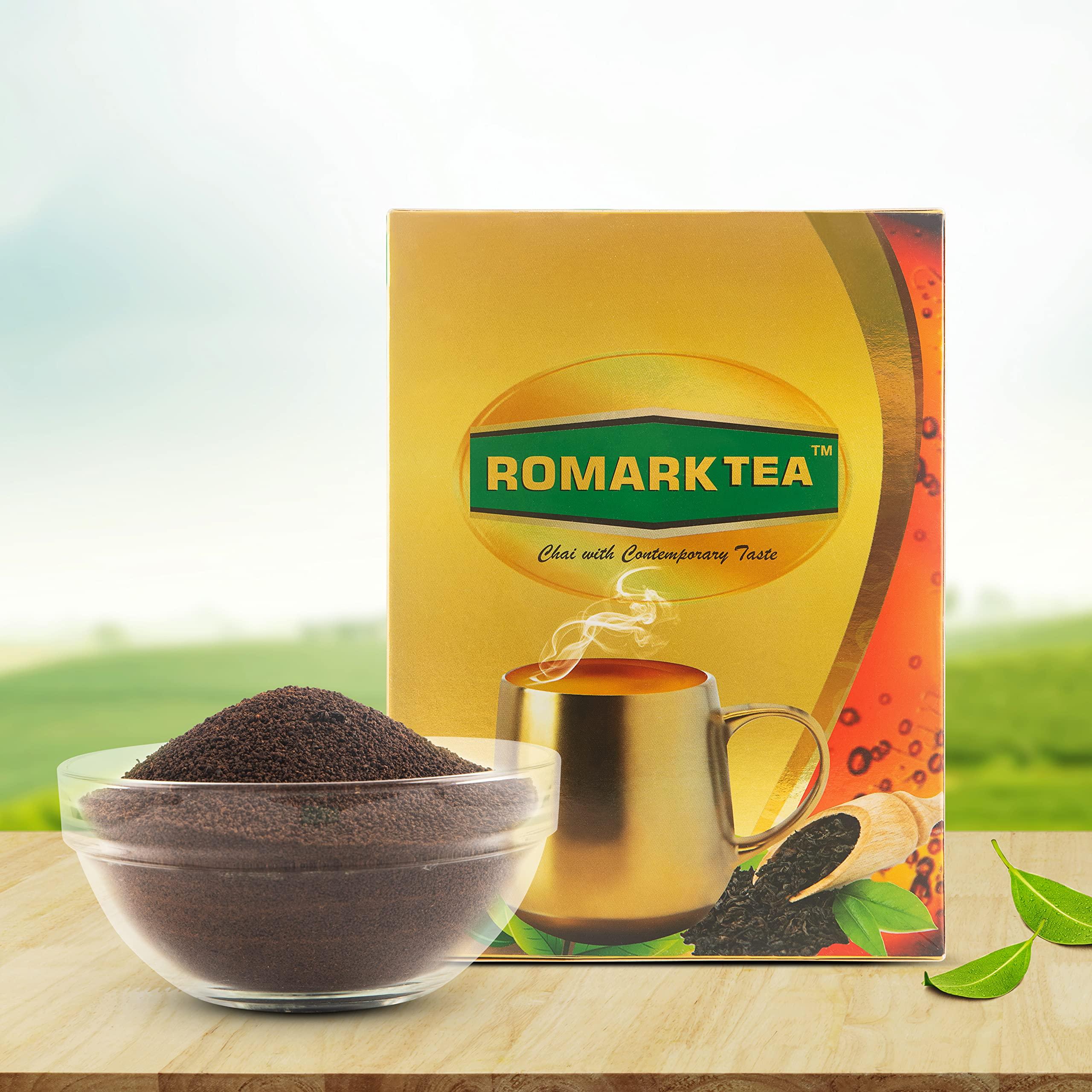 ROMARK EXPRESS Romark Express tea leaves chai patti|Chaypatti Chaipatti chai patti|black tea fresh leaves|Darjeeling loose rich Aromatic Long Leaves|Rich & Aromatic Chai|Chai kadak dust tea|Grocery item|Taja longer leaves 250G