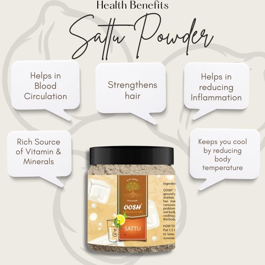 OOSH Oosh Chana Sattu Refreshing Summer Drink, 400 G