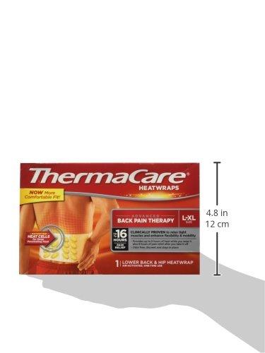 ThermaCare Thermacare Heat Wraps Lower Back & Hip, L-XL