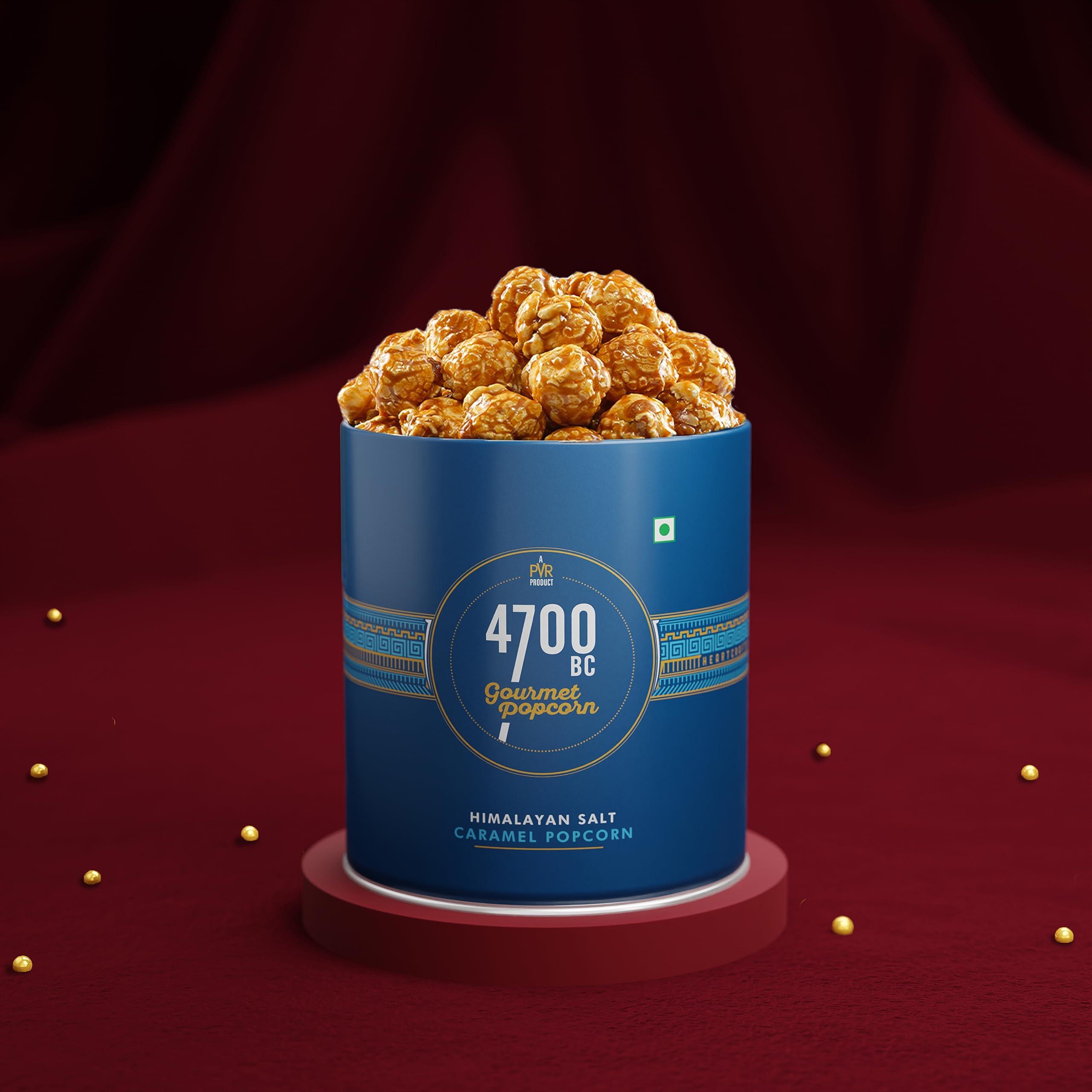 4700BC 4700BC Himalayan Salt Caramel Popcorn, Tin, 125g