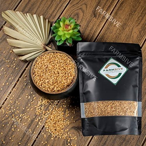 Farmsive Farmsive Roasted Dhana Dal, Roasted and Split Coriander Seed, Mukhwas, Mouth Freshener Dhaniya Dal, 250 g