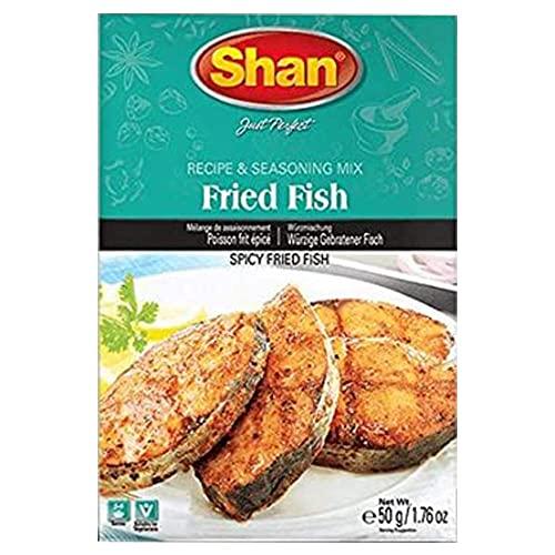 Shan Shan Fried Fish Masala, 1.76 oz / 50 g, 8 Pack
