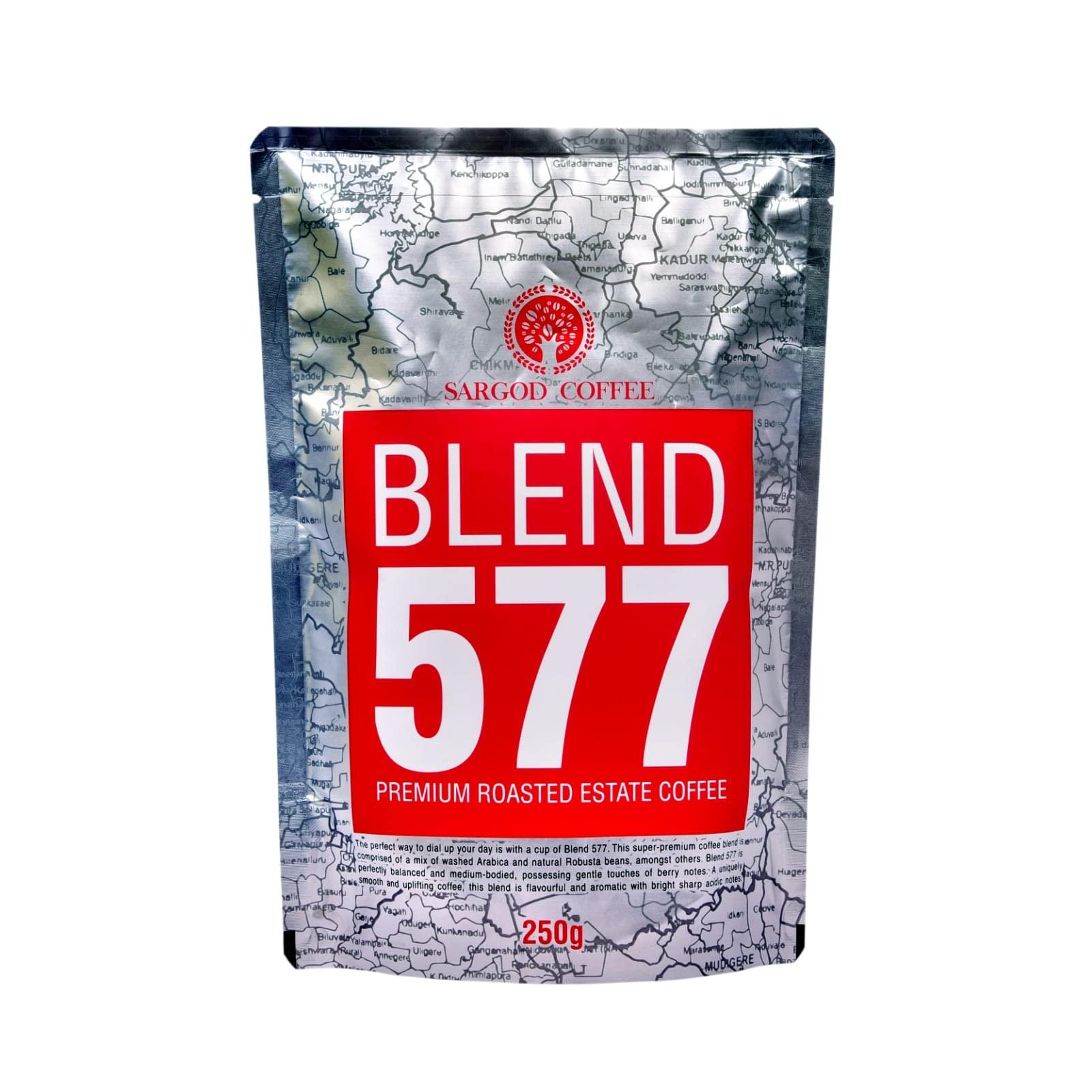 Sargod Coffee Sargod Coffee I Blend 577 - South Indian Filter Coffee I 80% Coffee : 20% Chicory I 250 grams