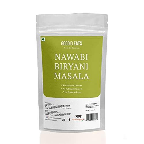 GOODIO EATS - Thrive On Goodness Goodio Eats - Thrive On Goodness Nawabi Biryani Masala and Garlic Powder 200 g - (Natural, No Preservatives, No MSG, (Pack of 1)