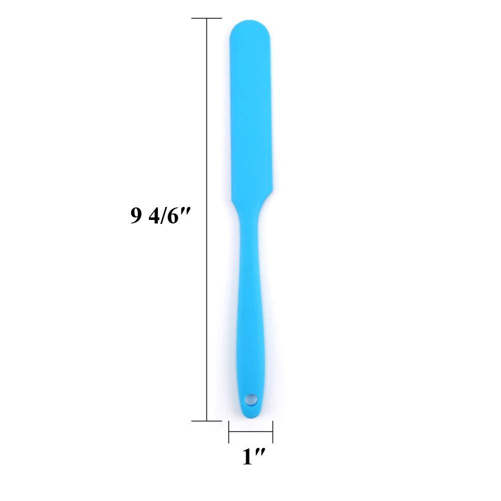 KOENWEENI Non-stick Silicone Wax Spatulas Long Waxing Sticks Reusable Large Hard Wax Body Hair Removal Applicator for Home and Salon Use