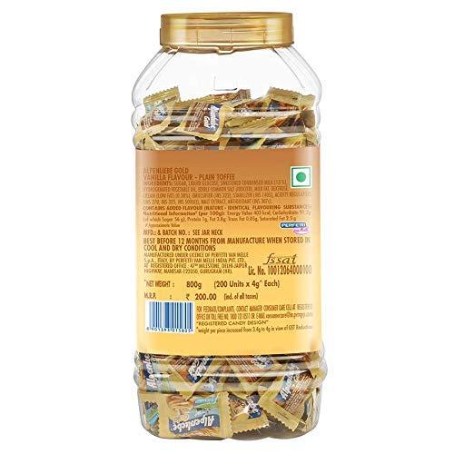 Alpenliebe Alpenliebe Gold, Caramel Candy Jar, 800 g, 200 pc
