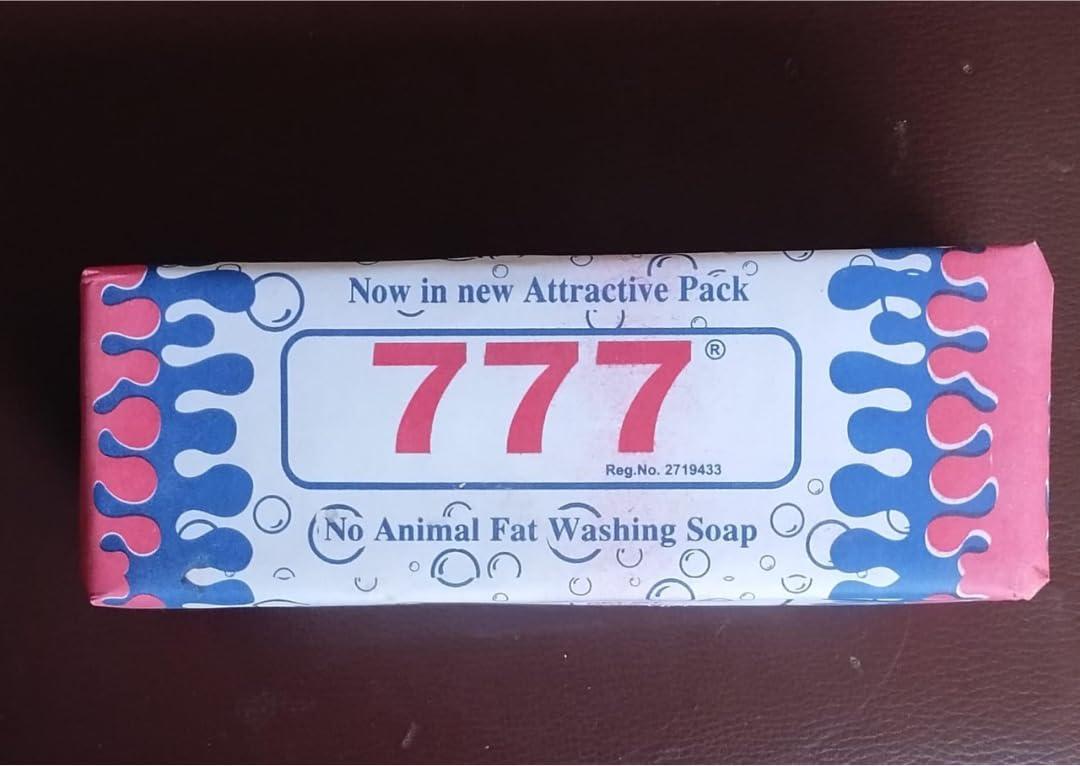 Asha Asha 777 Washing Soap Special Per Packet 1Kg-Buy 10,Get 1 Free|Detergent Soap Bars|Laundry Soap|Nirol Soap For Clothes Whitening|Oil Based