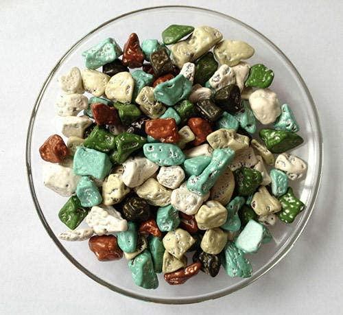 SIMPLY RAW Simply Raw : Rock Candy - Stone Candy - Milk Stone Chocolate - Rock Shape Chocolate (Pack of 400 Gram)