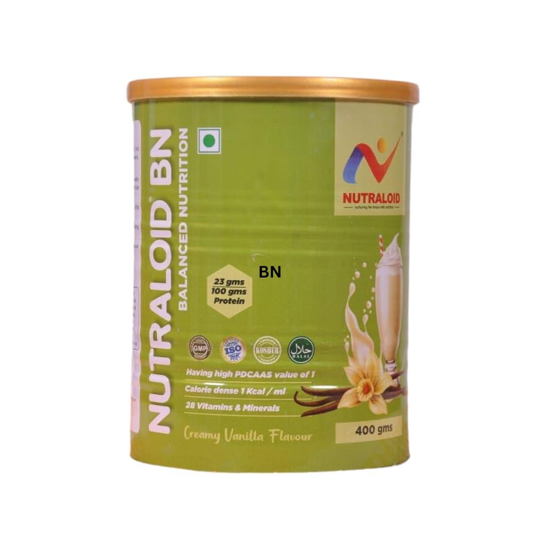 NUTRALOID NUTRALOID BN (Balanced Nutrition) Creamy Vanilla Flavour (400 gm)