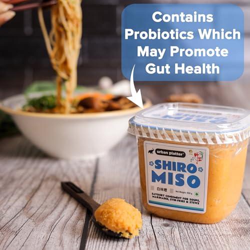 urban platter Urban Platter Shiro Miso, 500g (Light Miso Paste | Soy Based | Japanese Staple)