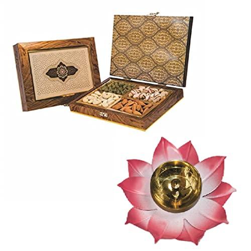 Haldiram\'s Haldiram\'s Nagpur Fancy Dry Fruits Gift Box (TT) with Medium Diya