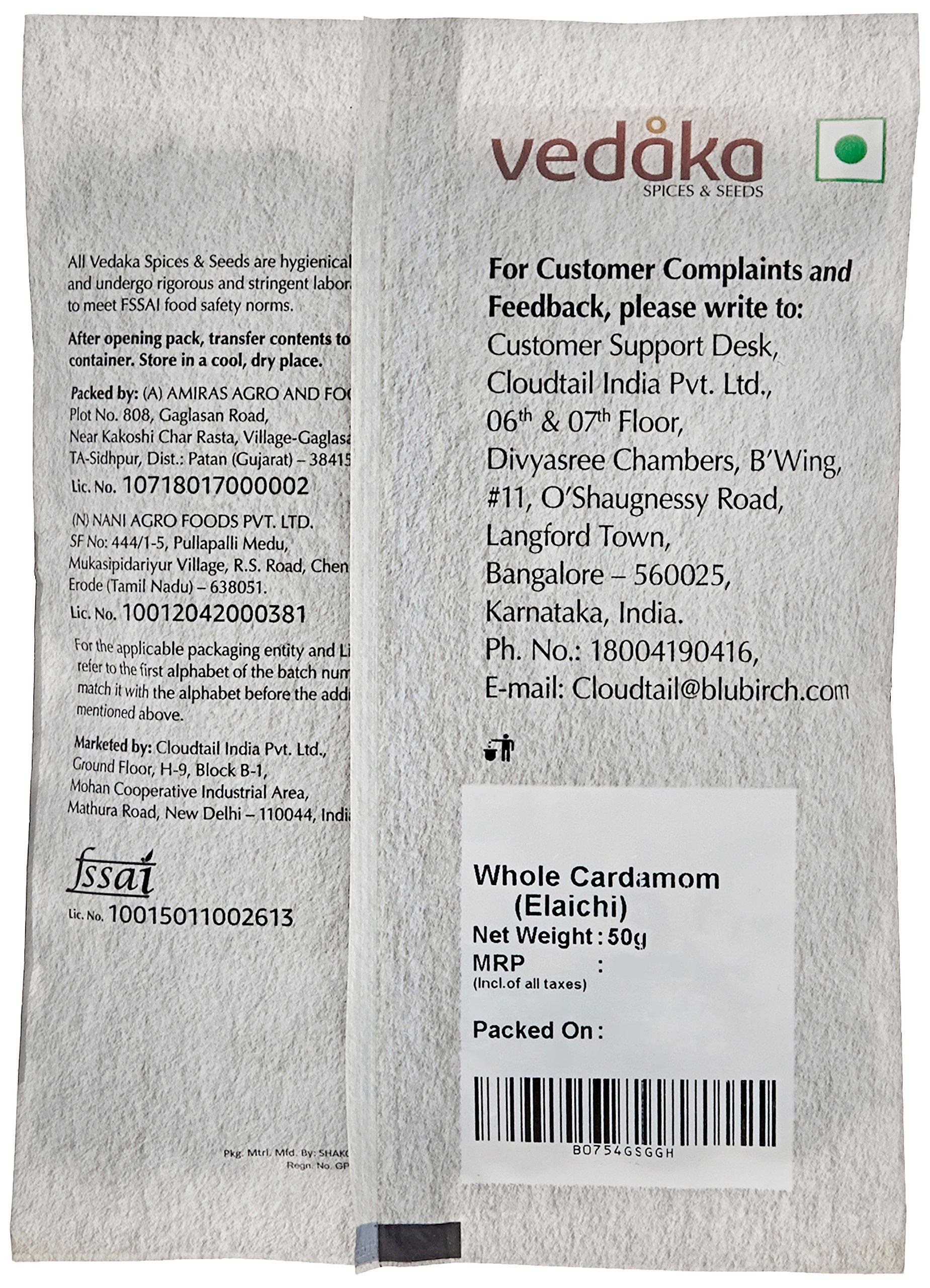 Amazon Brand - Vedaka Amazon Brand - Vedaka Cold Pressed Groundnut (Peanut) Oil, 5 liters Material : vegetarian & Amazon Brand - Vedaka Cardamom (Elaichi), Small, 50g